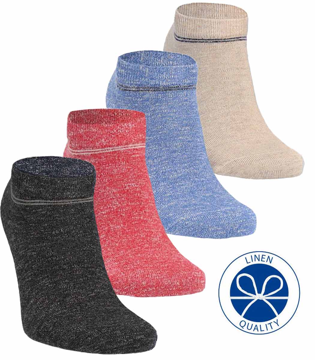 Men's sneaker socks Linen Blend