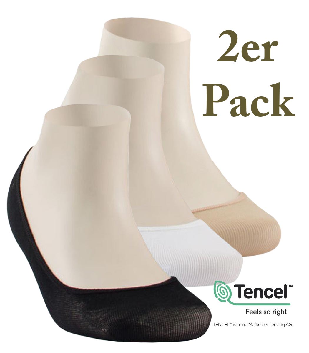 Gold ladies' sock premium modal 2-pack