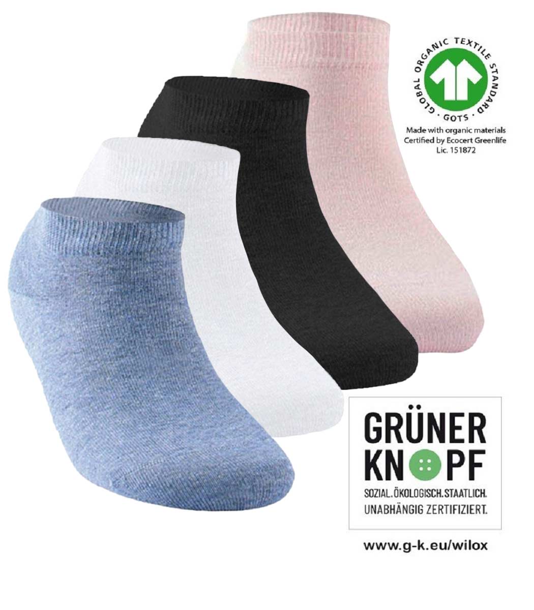 Ladies' sneaker socks ORGANIC COTTON