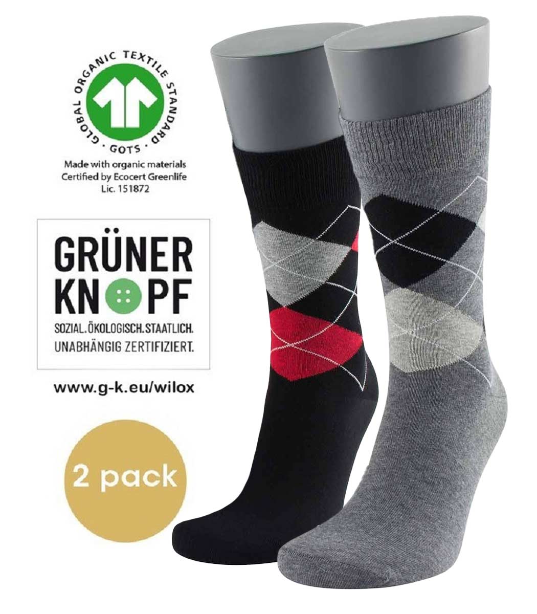 Men's cotton sock Gold Scotish Design 2 pairs Men's cotton sock Gold Scotish Design 2 pairs