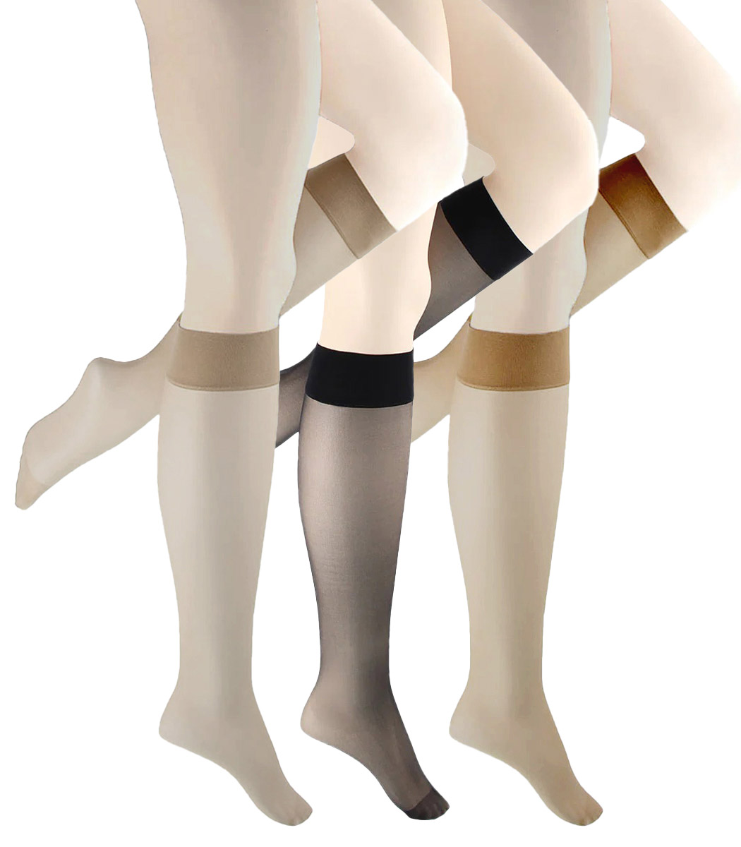 Basic knee-high socks MELBOURNE 20DEN 2-pack