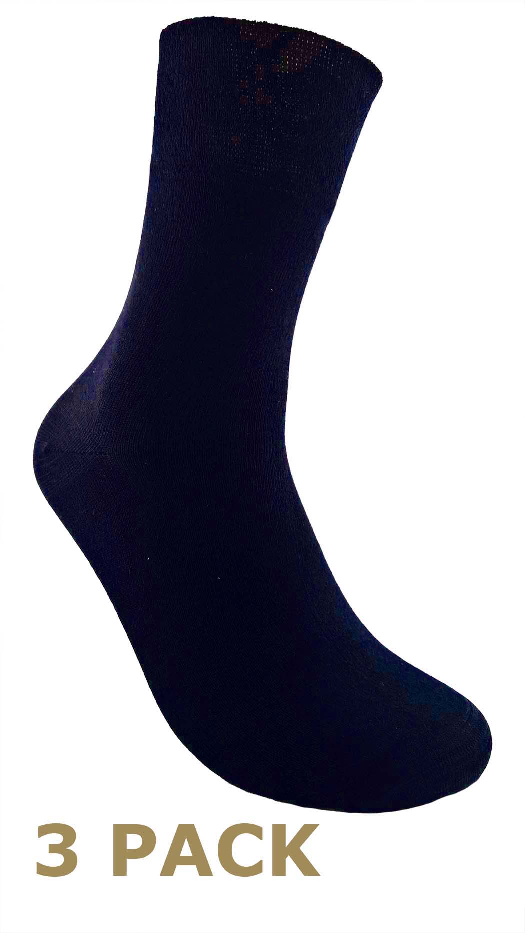 w-43043-marine.jpg Unisex calf sock BAMBUS