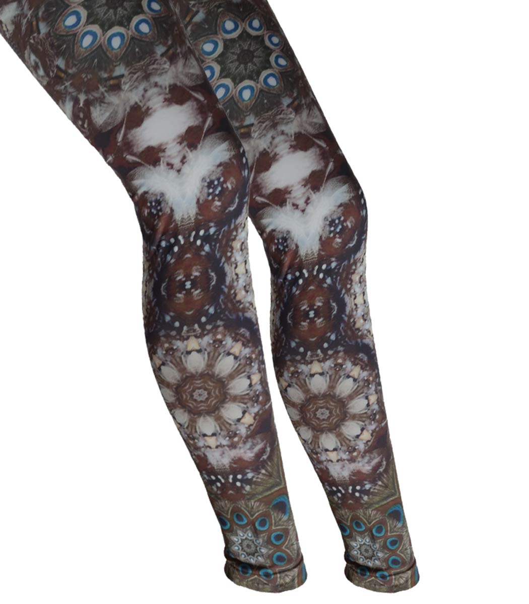 Leggings with kaleidoscope print REFLECTED