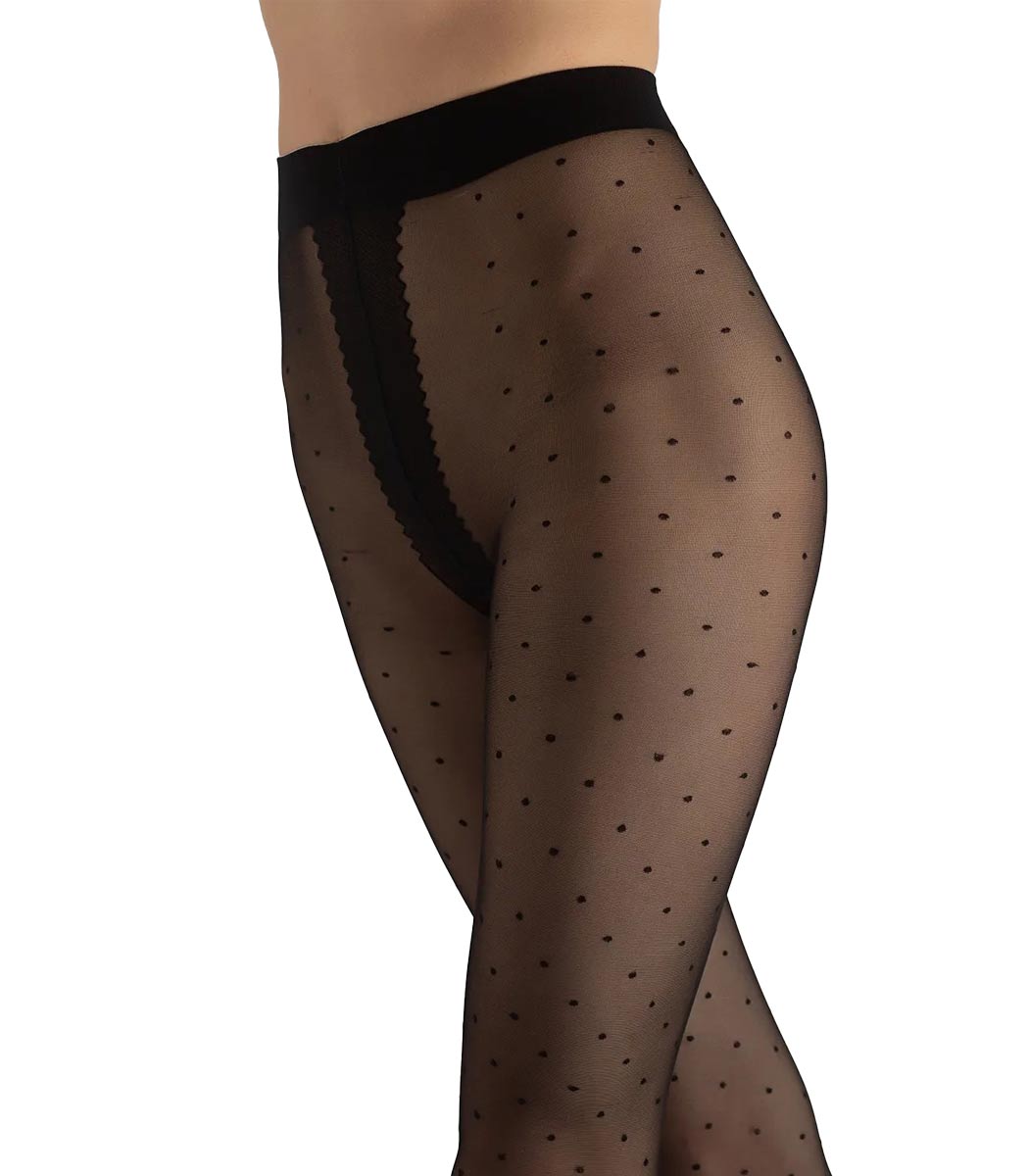 Tights with dotted pattern AMALIA 20 DEN