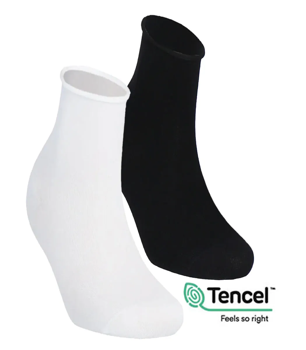 Women's short sock with rolled edge Gold PREMIUM made of beech wood