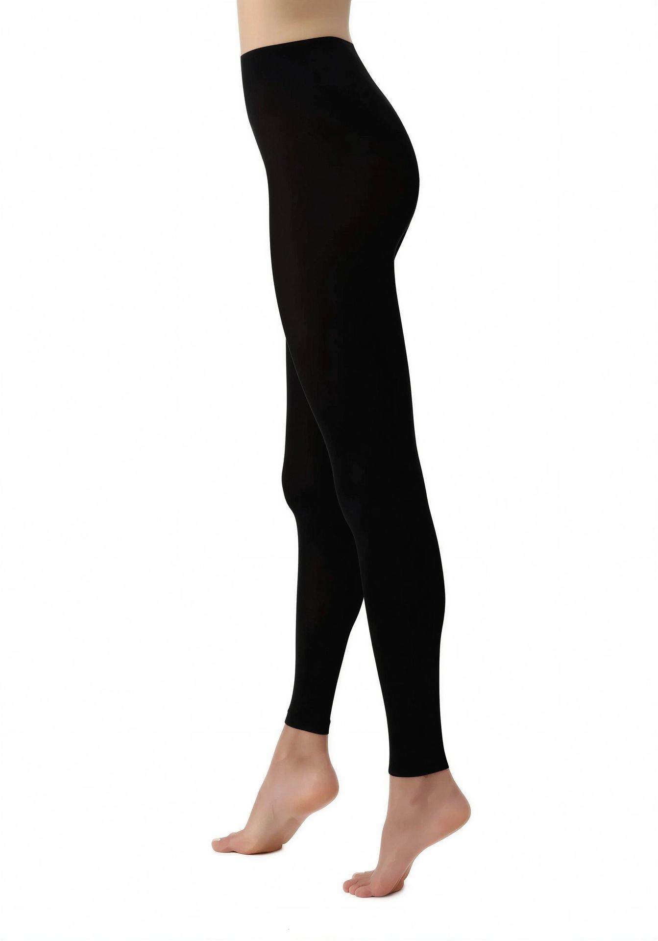 OR-AllColLegg50 Oroblú Schwarz – right side view