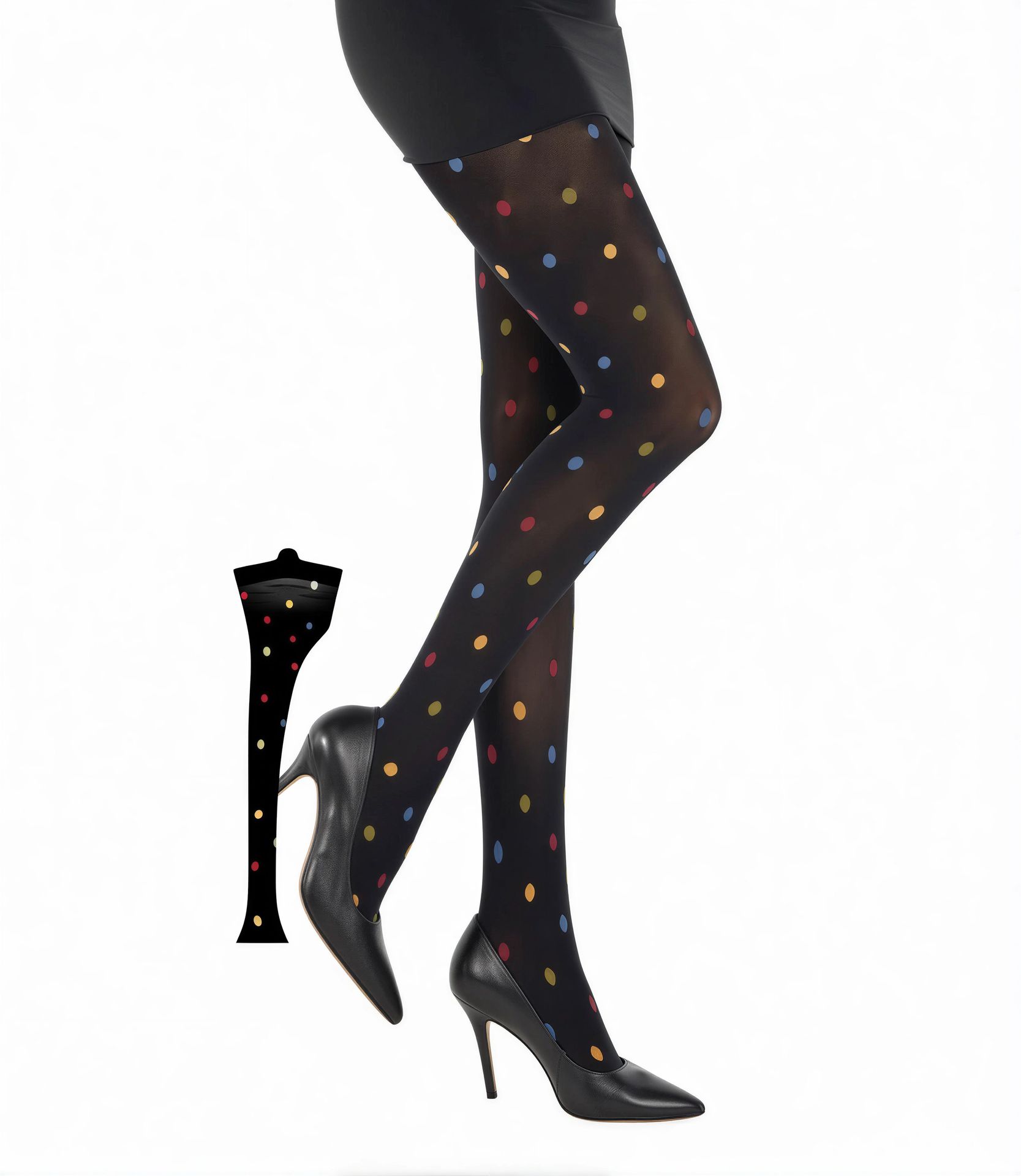 SY-DOTTY Sympatico Schwarz – left side view