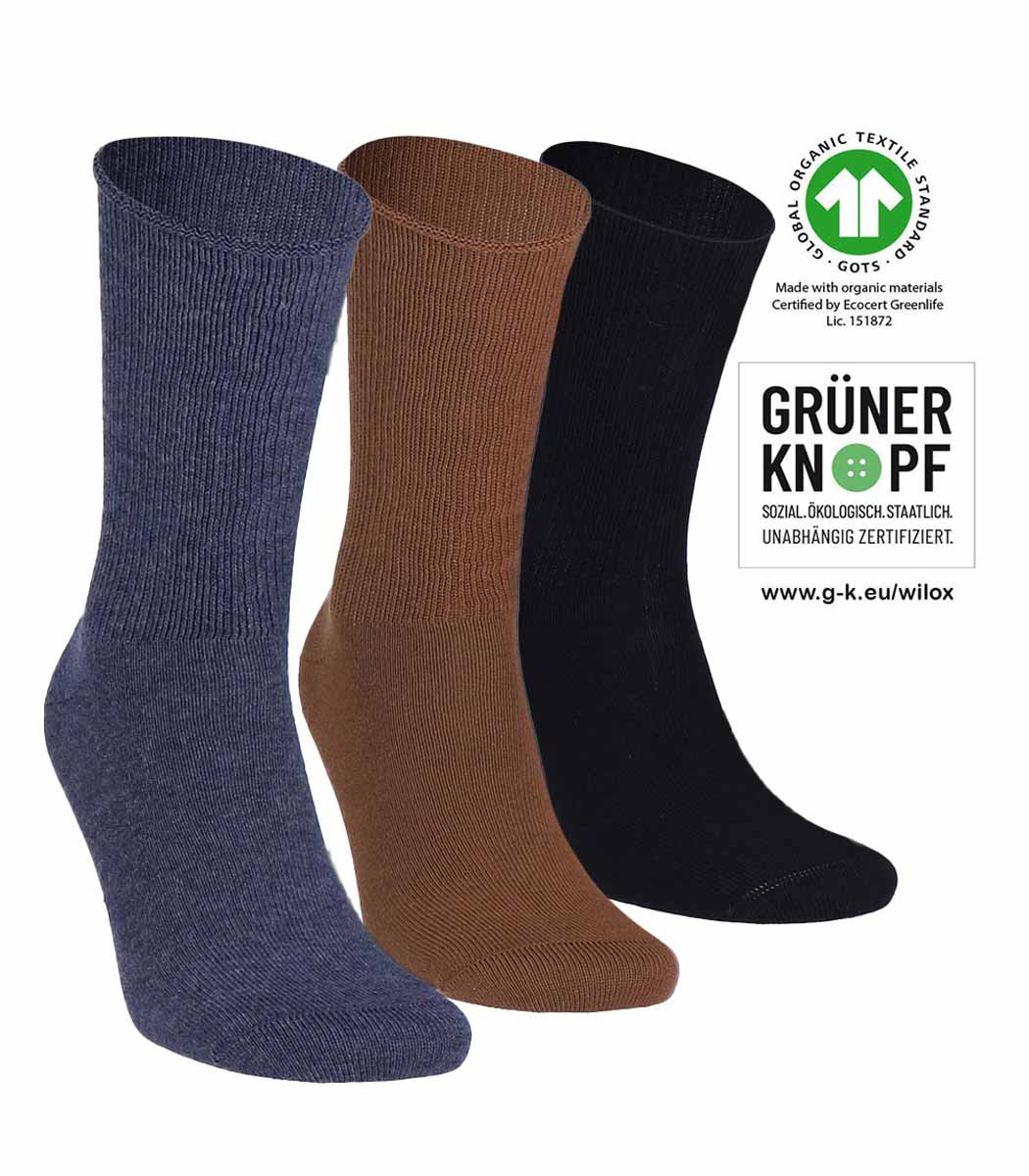 Socks for men Organic Cotton RIB