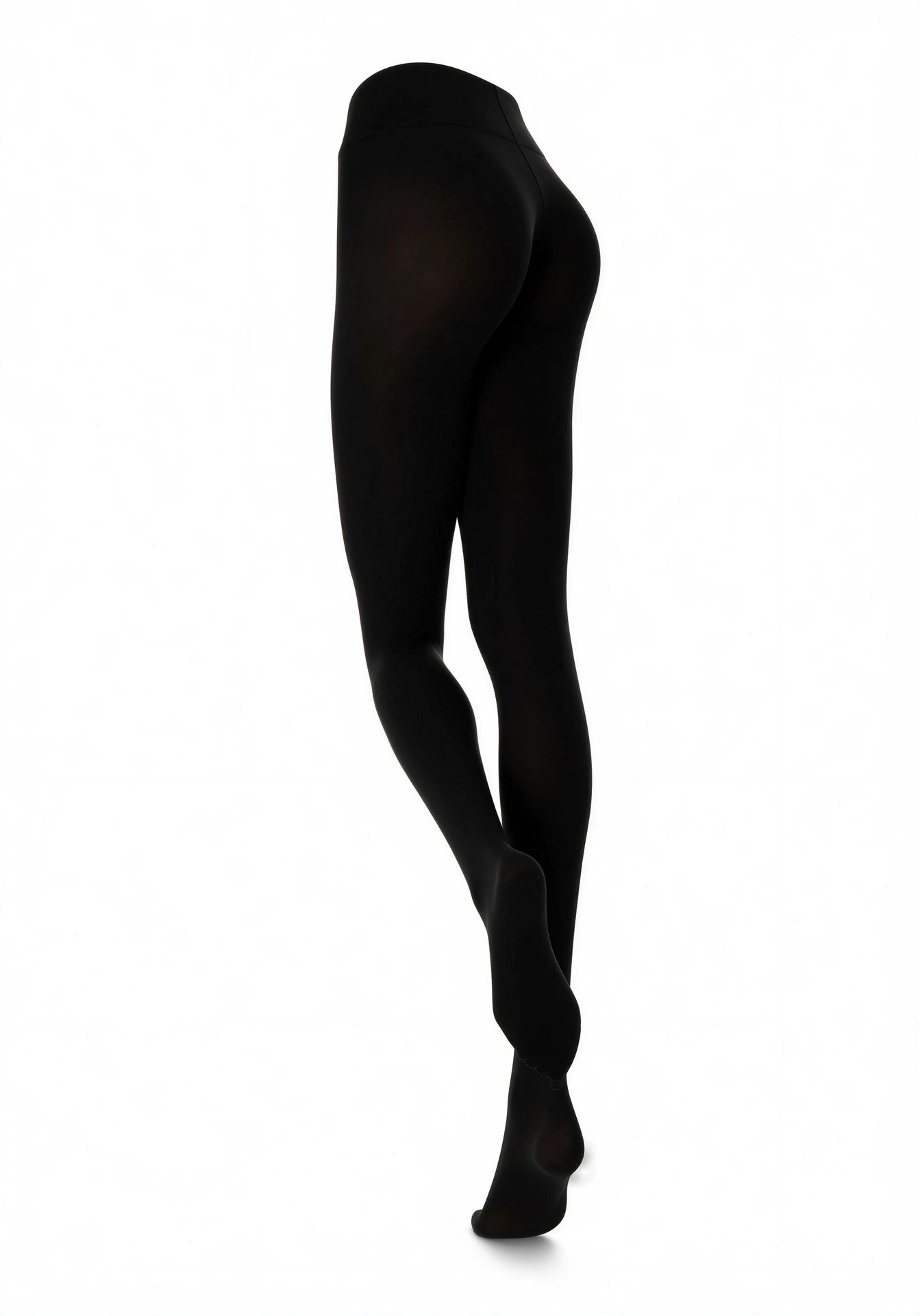 OR-different80collant Oroblú Schwarz – Seitenansicht rechts