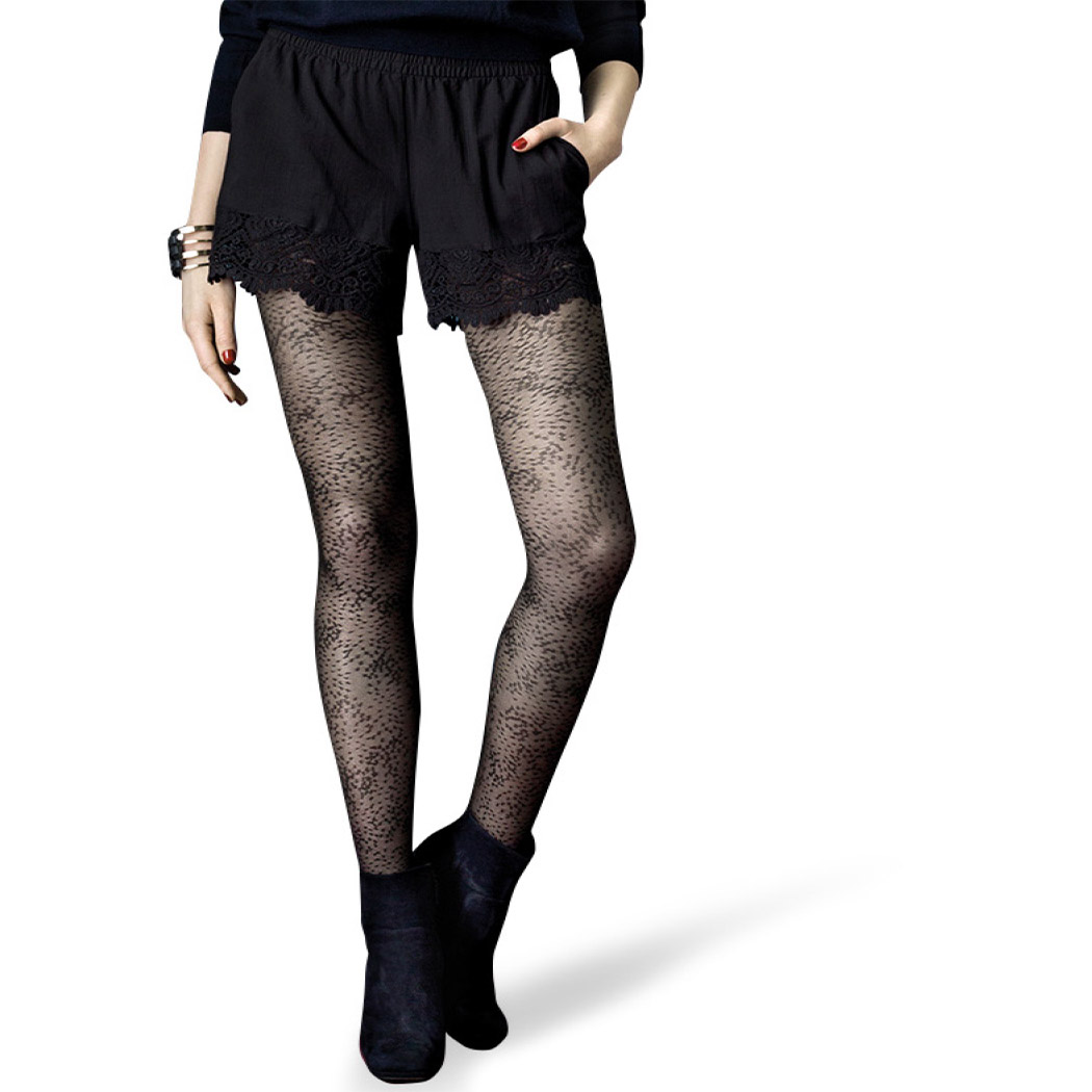 LE-E681_otto.jpeg Levante italienische Strumpfhose mit Punkten E681