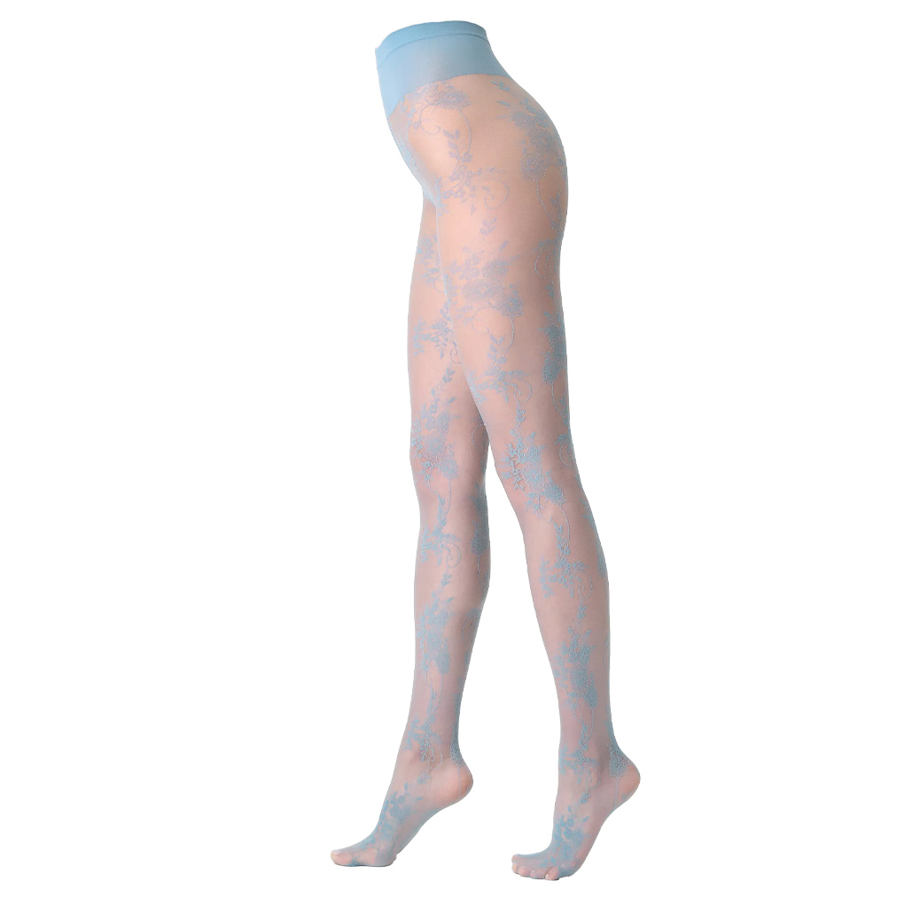 Strumpfhose mit zartem Blumen LACELIKE 30DEN