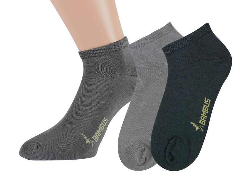 Unisex bamboo sneaker socks - 3 pairs Unisex bamboo sneaker socks - 3 pairs