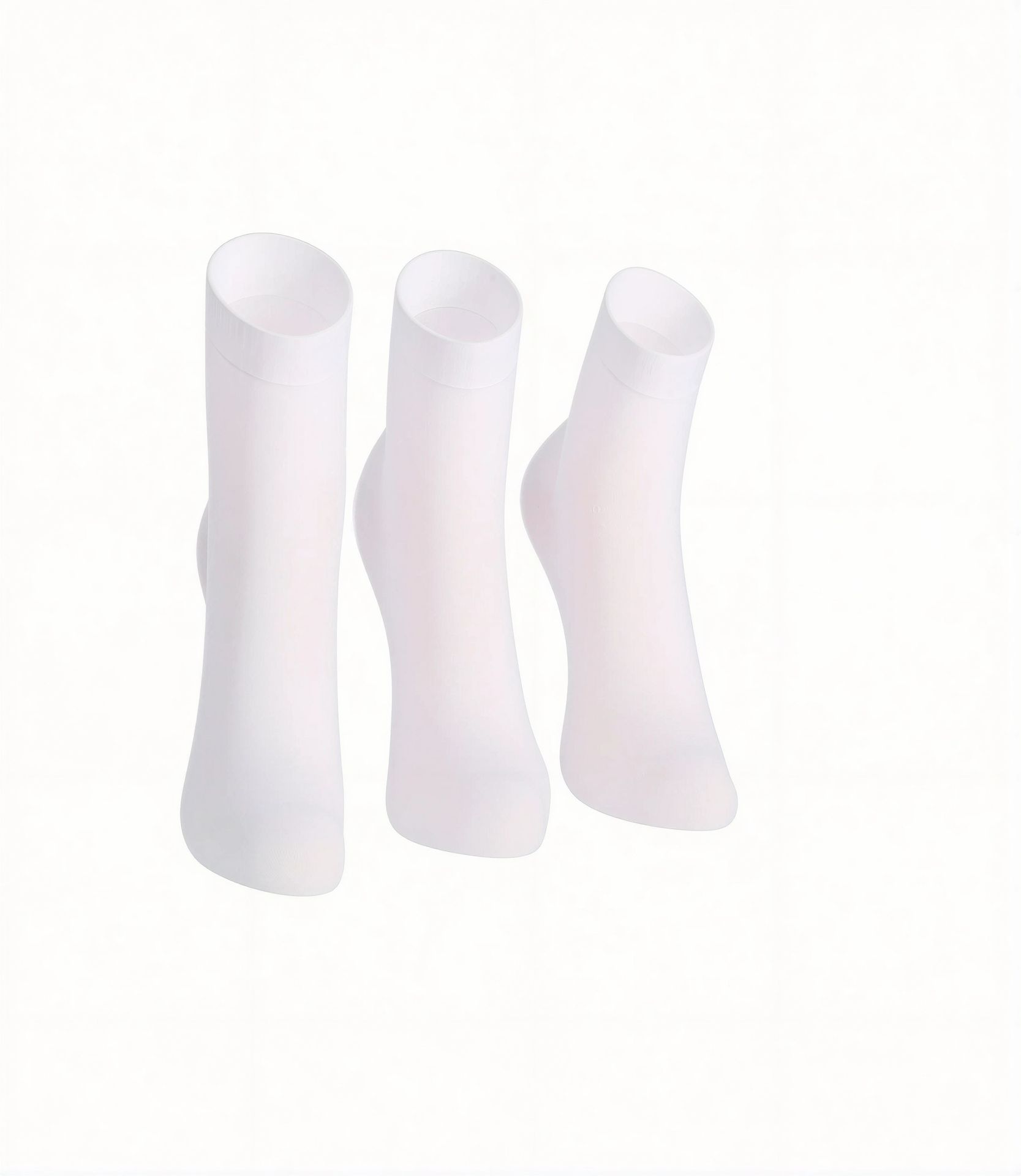 Wilox Daily Life ankle socks white – left side view
