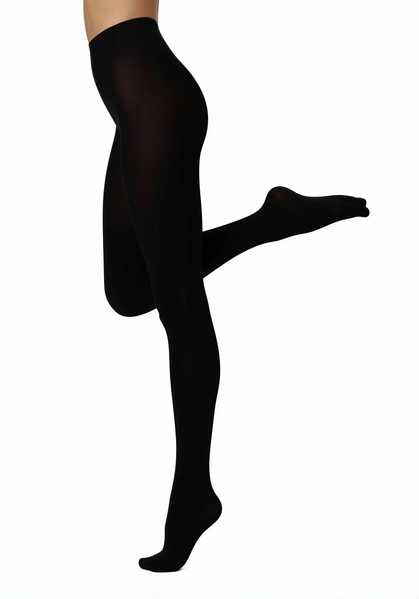 OR-AllColStr120 Oroblú Schwarz – right side view