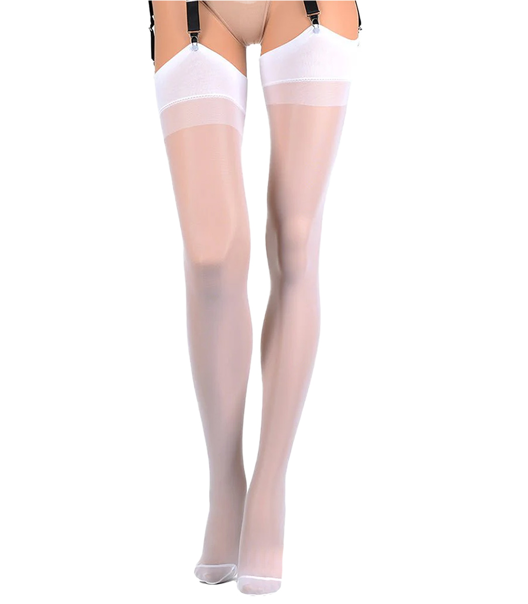 TR-SARA-bianco_otto.jpg Trasparenze classic suspender stockings SARA 20 DEN