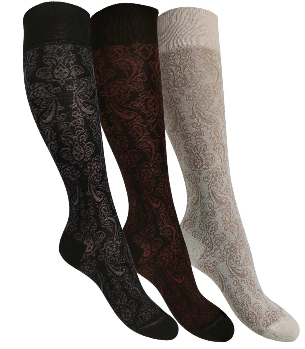 Knee-high socks PAISLEY