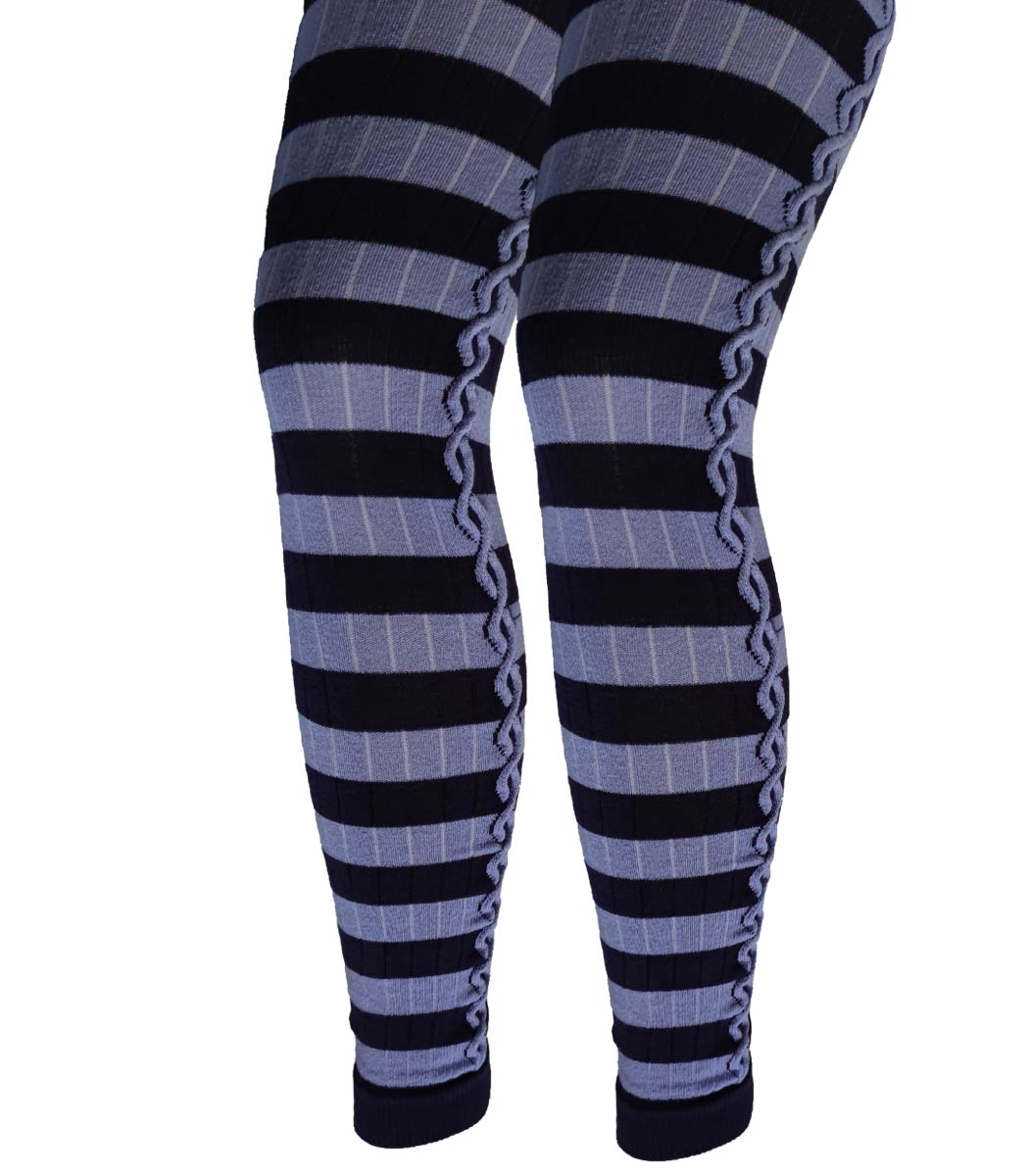 HU-015659-plum2_otto.jpg Strick-Leggings mit Rippenmuster und Zöpfen