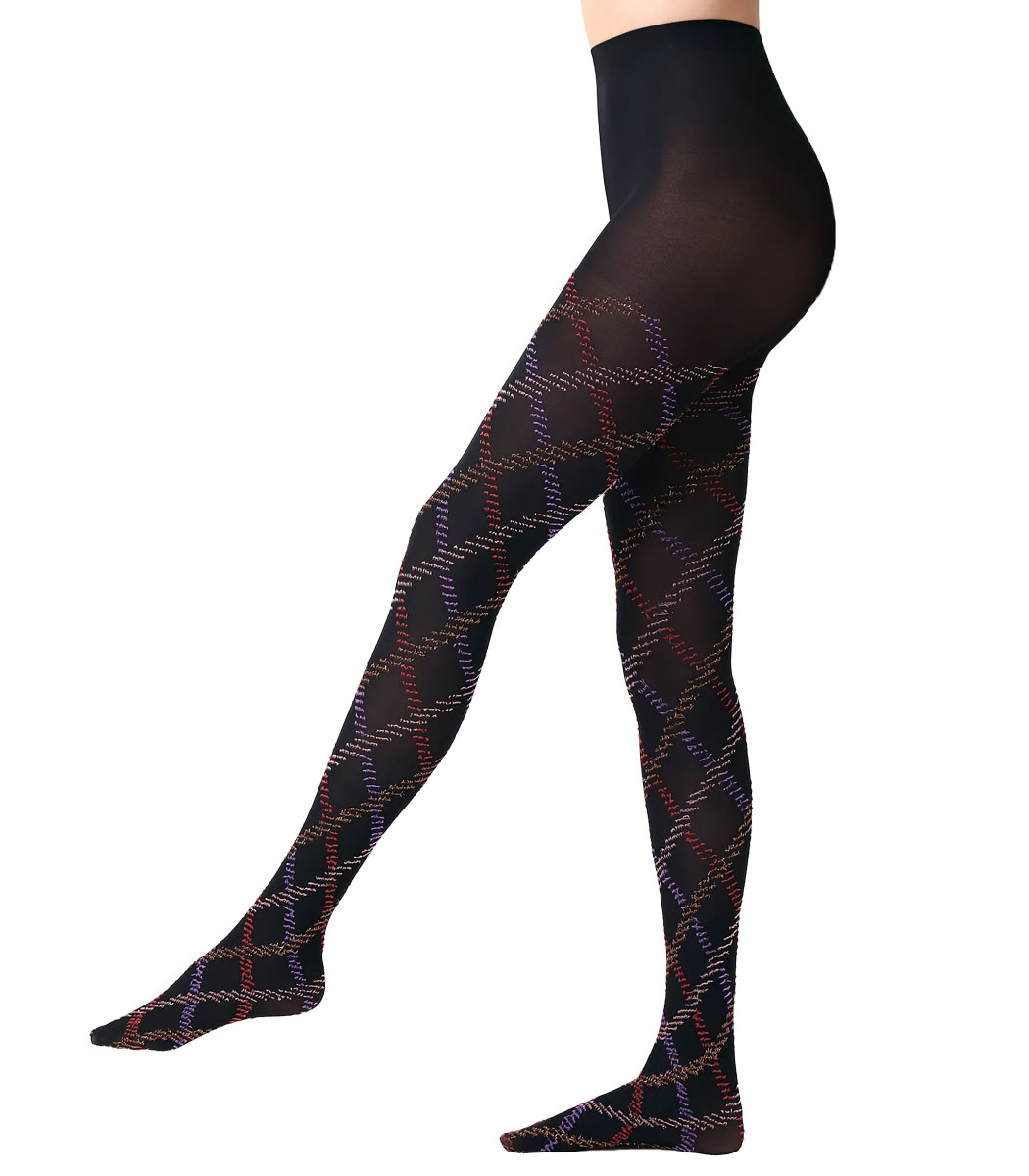 OR-Tartan-violet1_otto.jpg Strumpfhose mit Schottenmuster TARTAN 50DEN