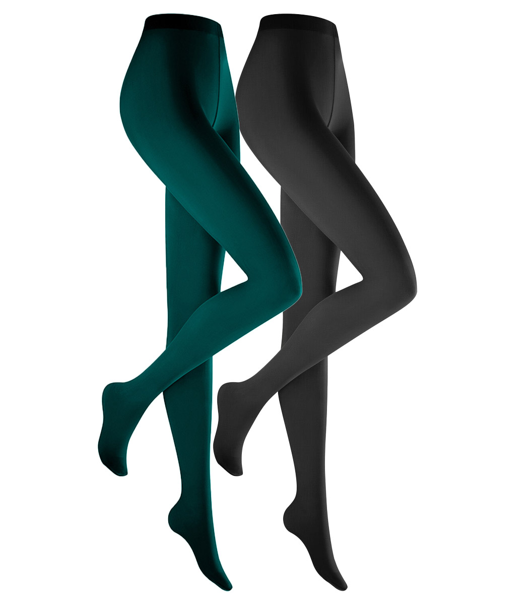 Velvet and semi-opaque tights VELVET 40DEN