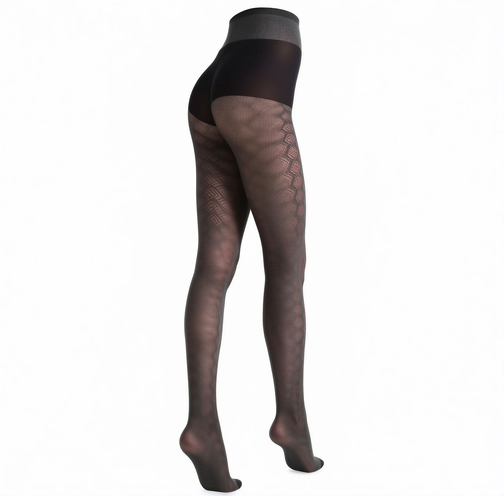 or-shining30 Oroblú Schwarz – Seitenansicht links