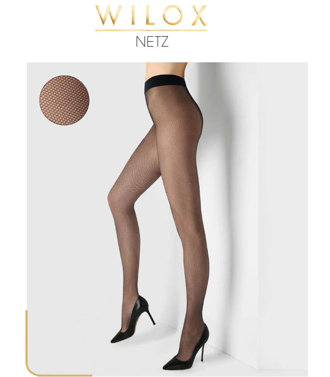 Women's fishnet tights Wilox Gold NETZ