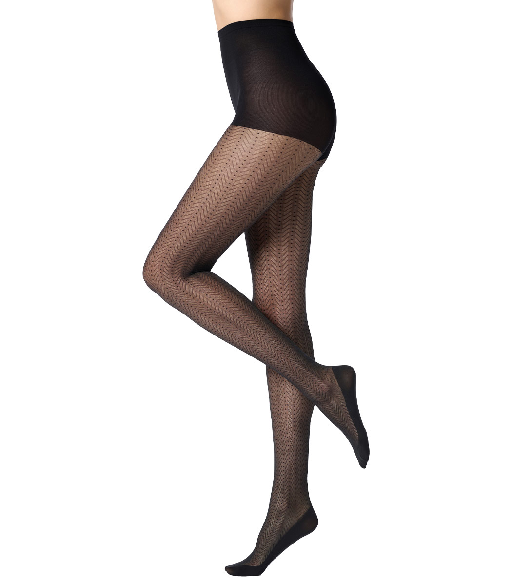 ECO Sneakers-tights PATTERN 40DEN