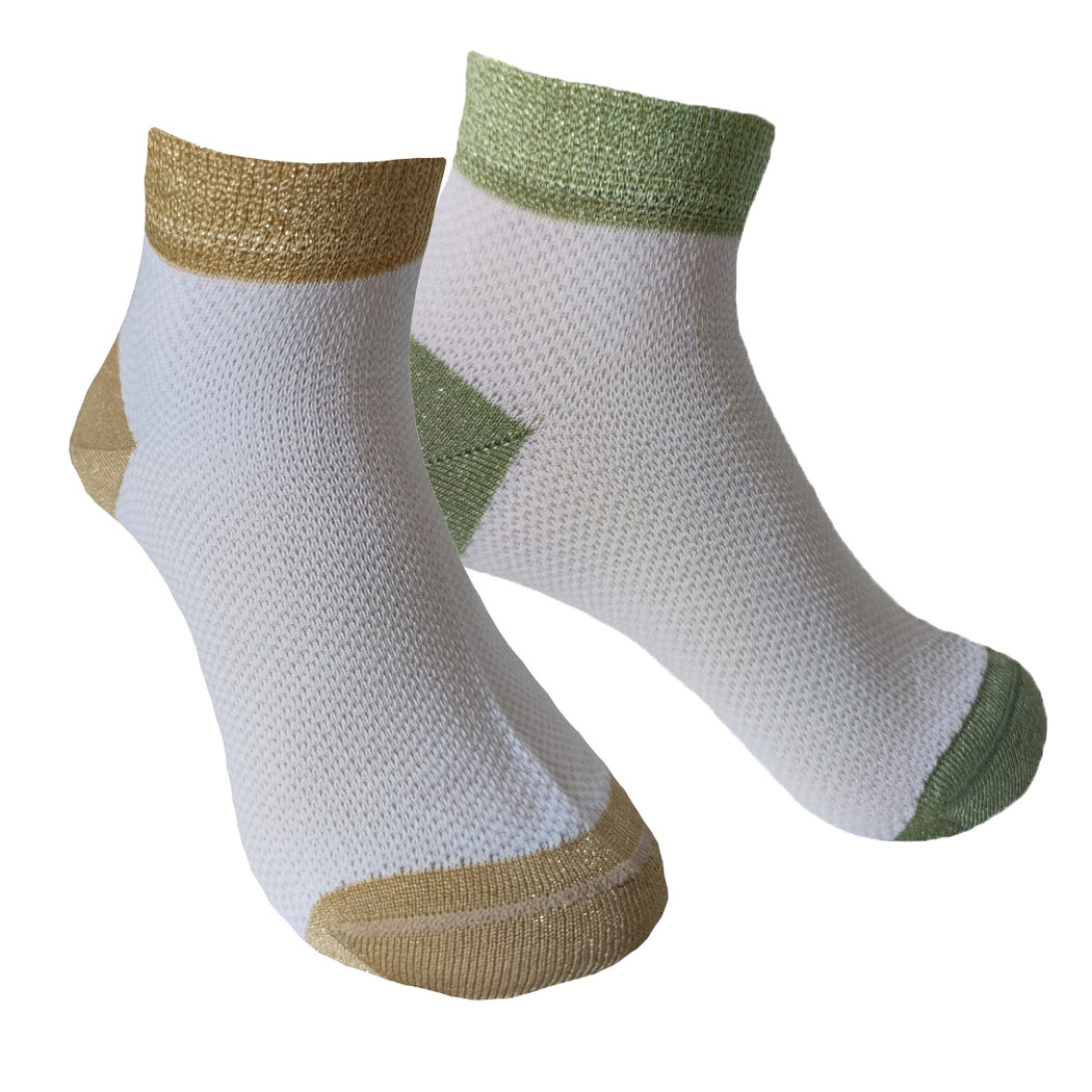 Sommer Söckchen mit Glitzerelementen Sommer Söckchen mit Glitzerelementen