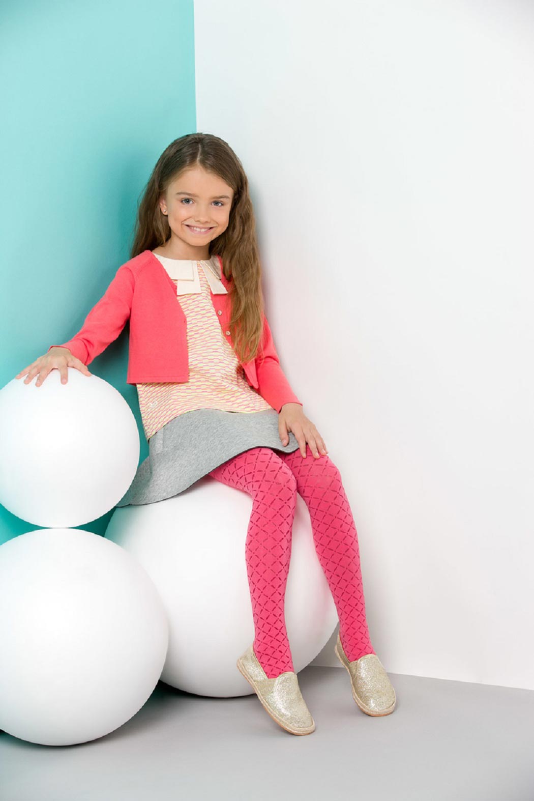 Gabriella colourful children's tights SUZI 50 DEN