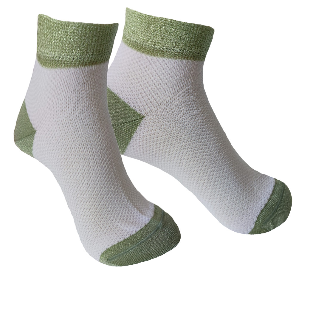 Sommer Söckchen mit Glitzerelementen