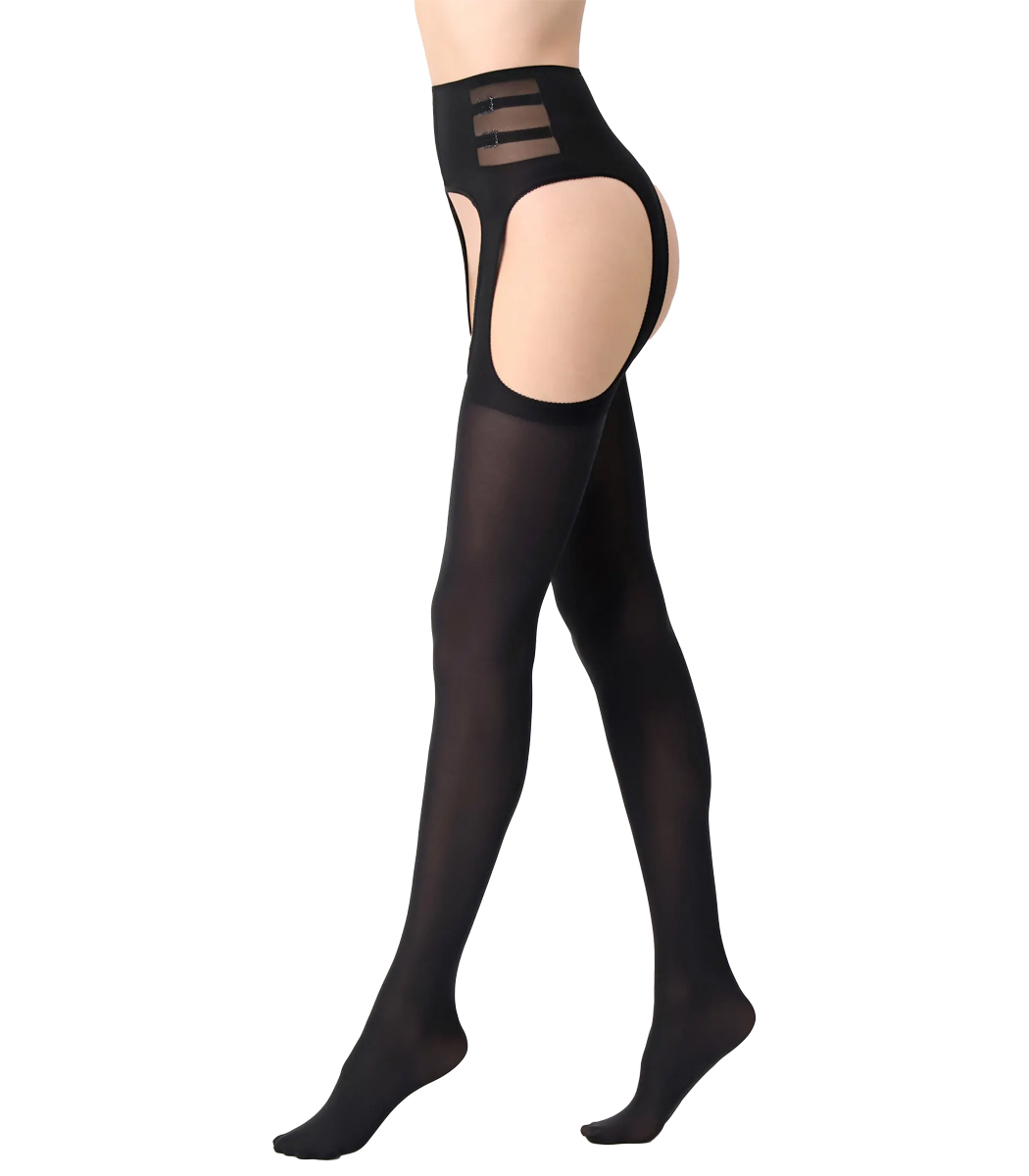Tights with integrated garter Alluring 50DEN