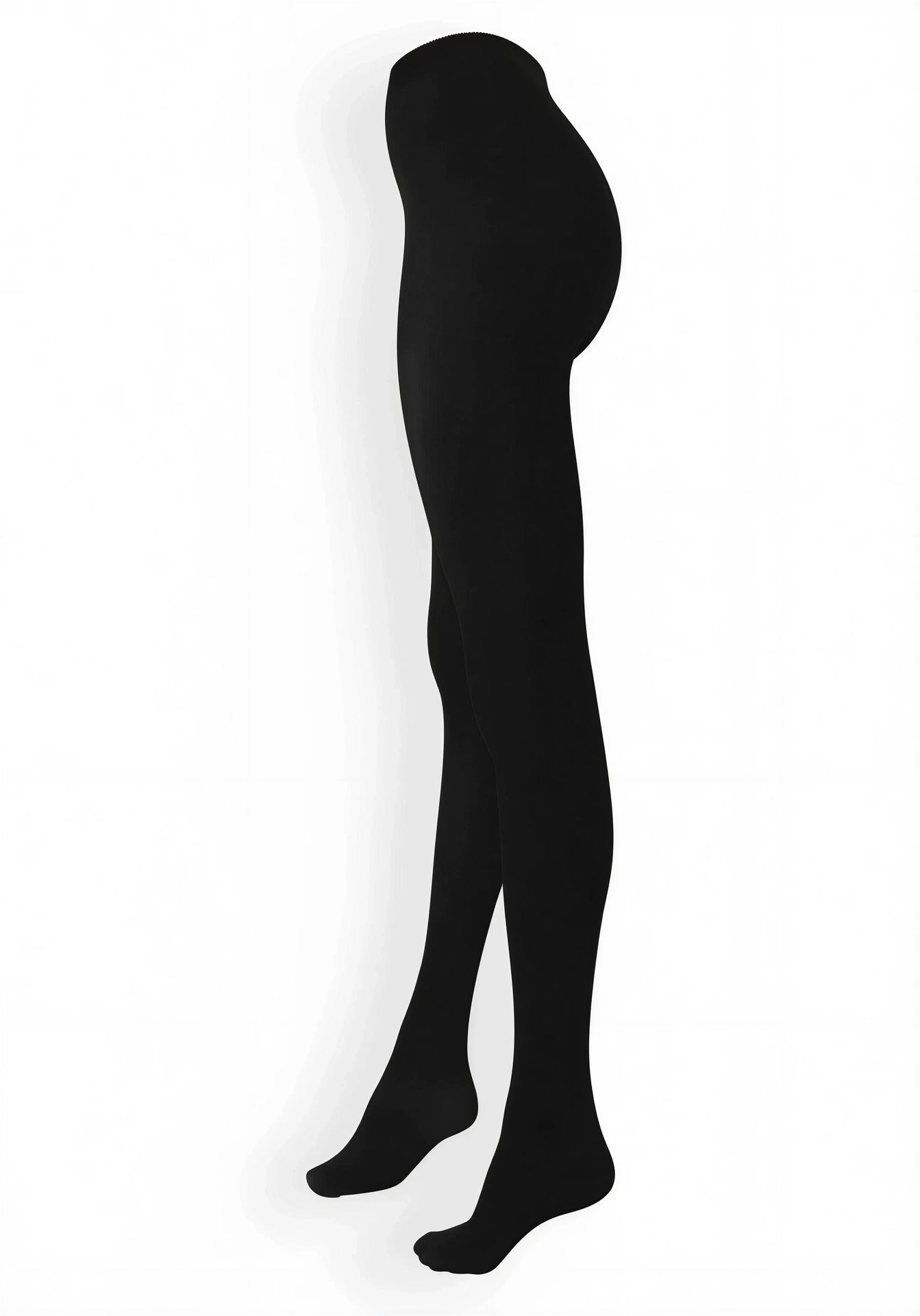 OR-AllColStr50 Oroblú Schwarz – Seitenansicht rechts