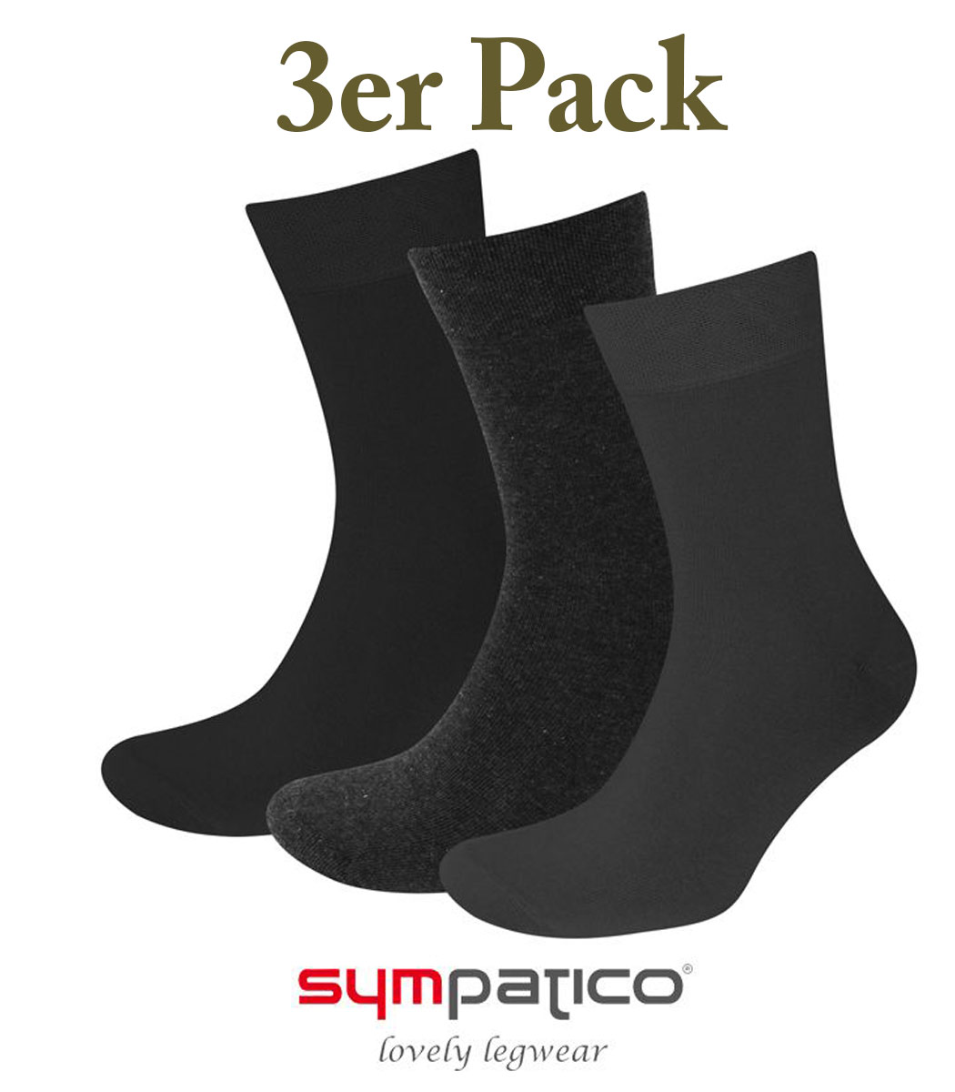 3 pairs of men's and women's cotton socks Basic Line 3 pairs of men's and women's cotton socks Basic Line