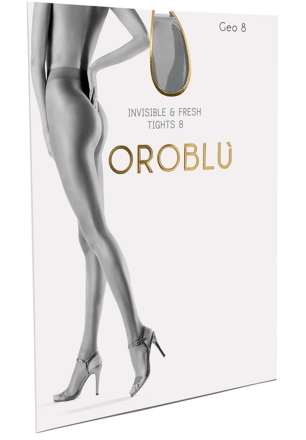 OROBLÚ Sheer pantyhose GEO 8DEN bronze effect OROBLÚ Sheer pantyhose GEO 8DEN bronze effect