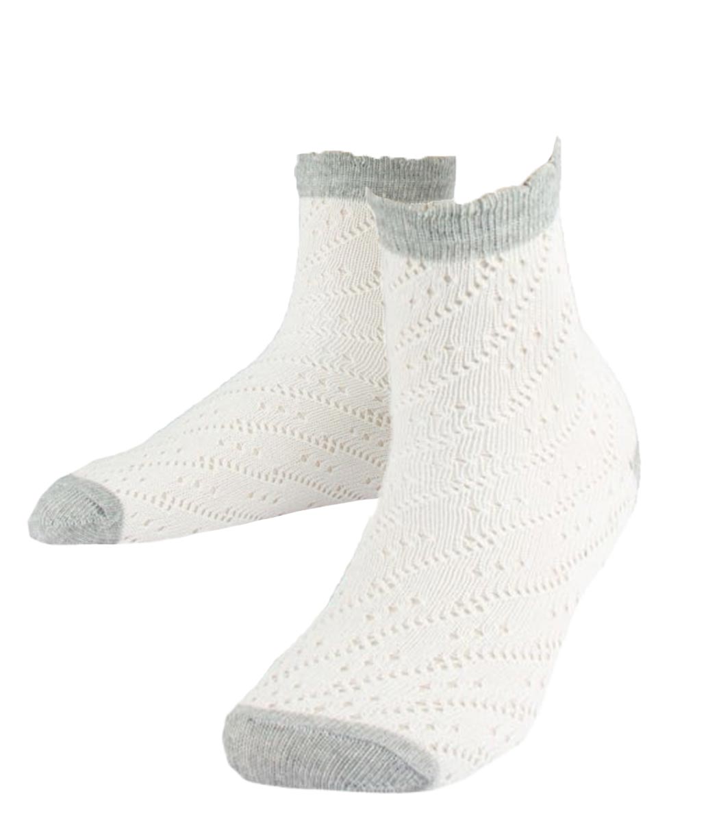 w-wi-10614-grau.jpg Wilox Damen Baumwolle Kurzsocken FASHION GLITTER AJOUR