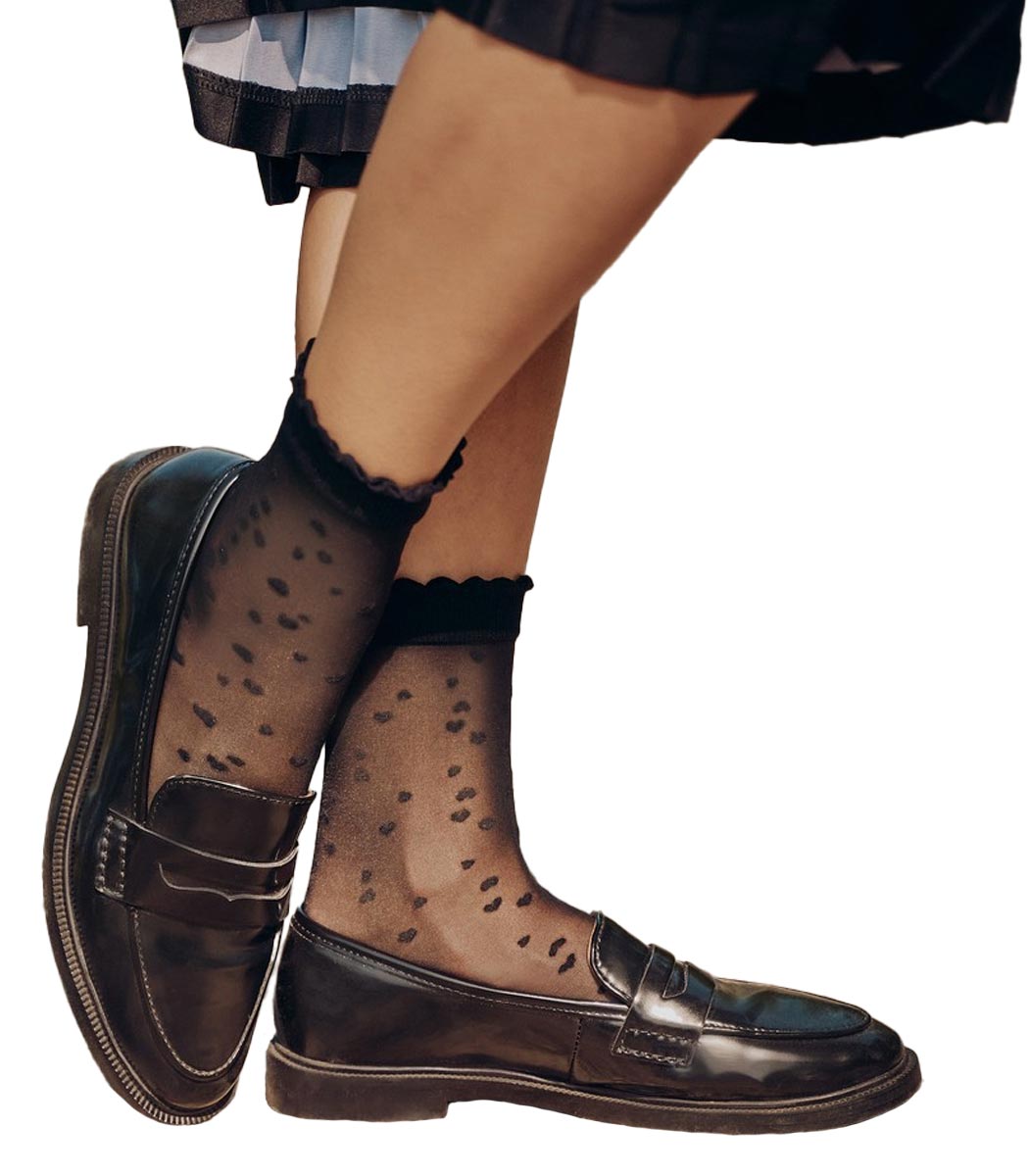 Socks with hearts LOVIE Socks with hearts LOVIE