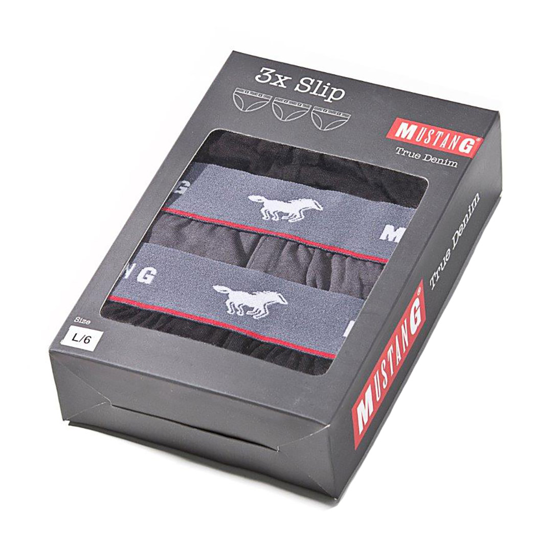Mustang Men's SLIP EMILIO 3er Pack