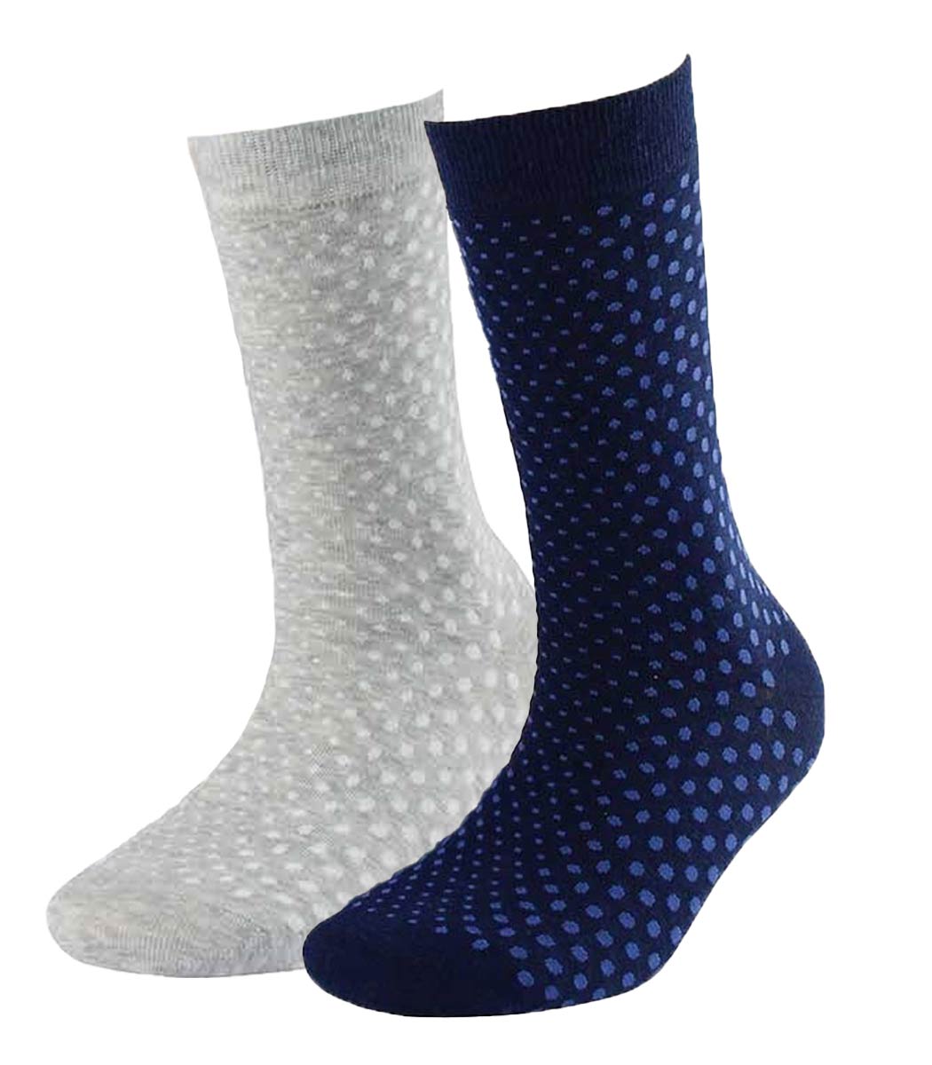 WILOX ladies cotton socks with all-over dots FASHION DOTS