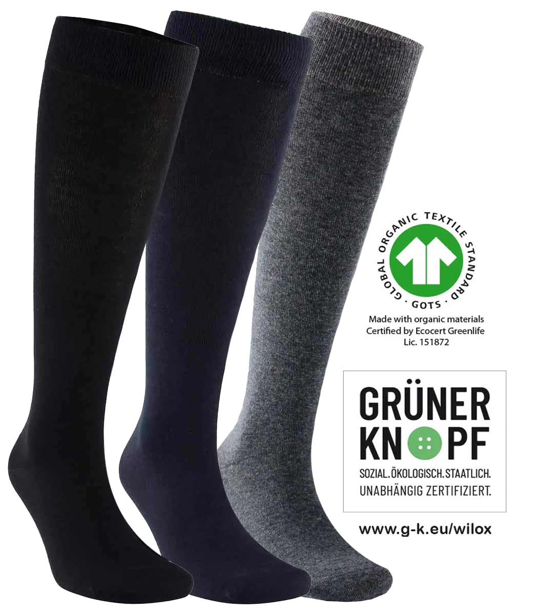Men's knee socks BIO cotton ORGANIC COTTON Men's knee socks BIO cotton ORGANIC COTTON