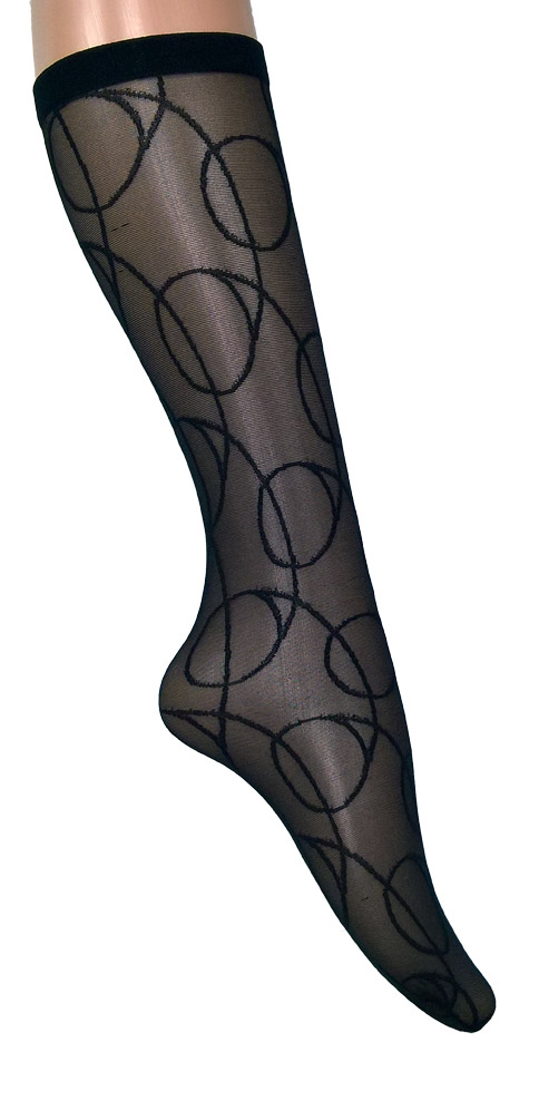 MURA Kniestrümpfe ARTE mit Ringe 20 DEN