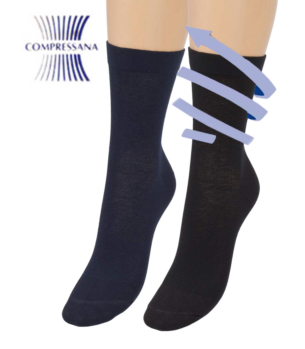 ACTIV cotton sock with support and bandage effect