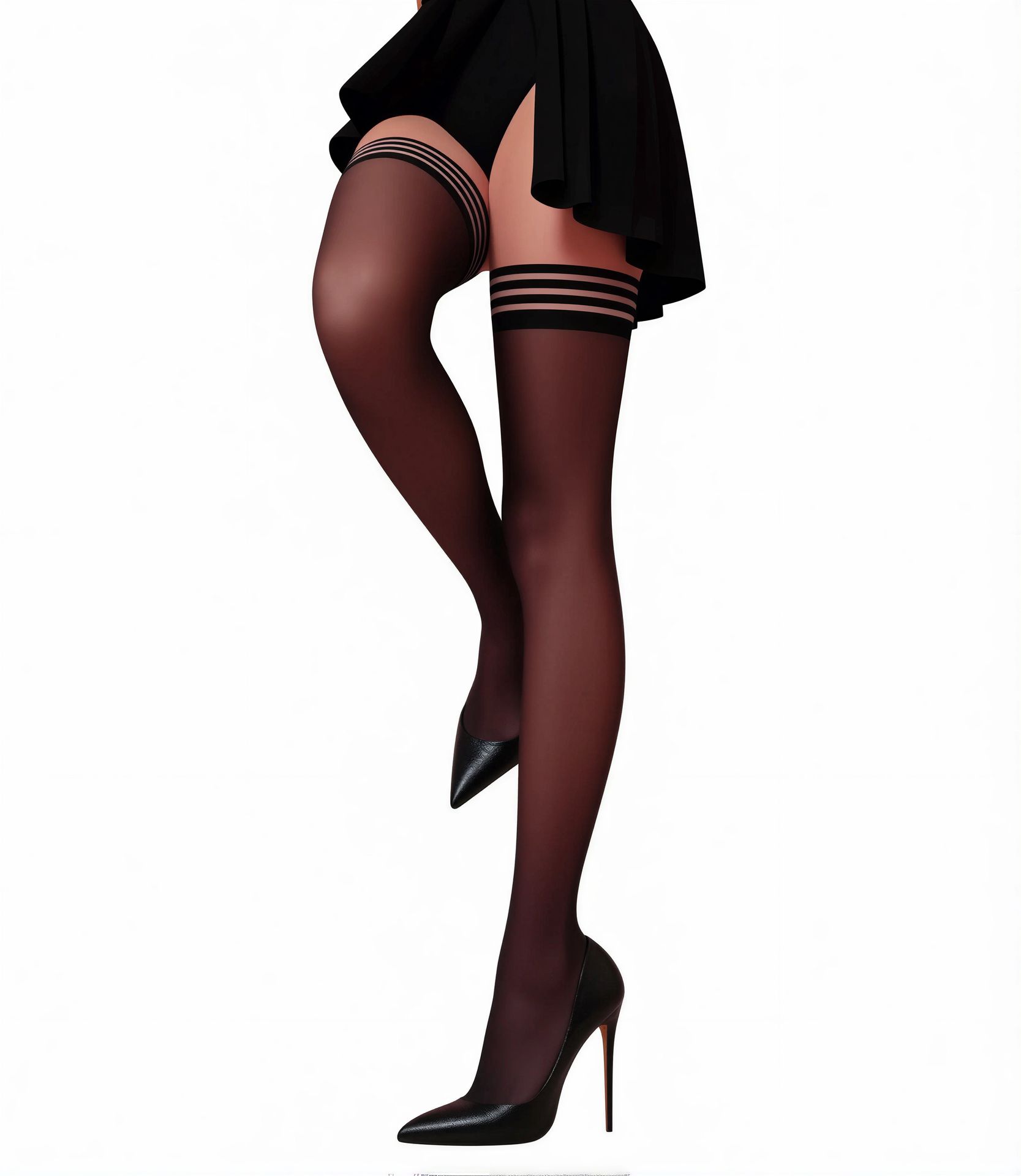 TR-VALENTINA Trasparenze Schwarz – right side view