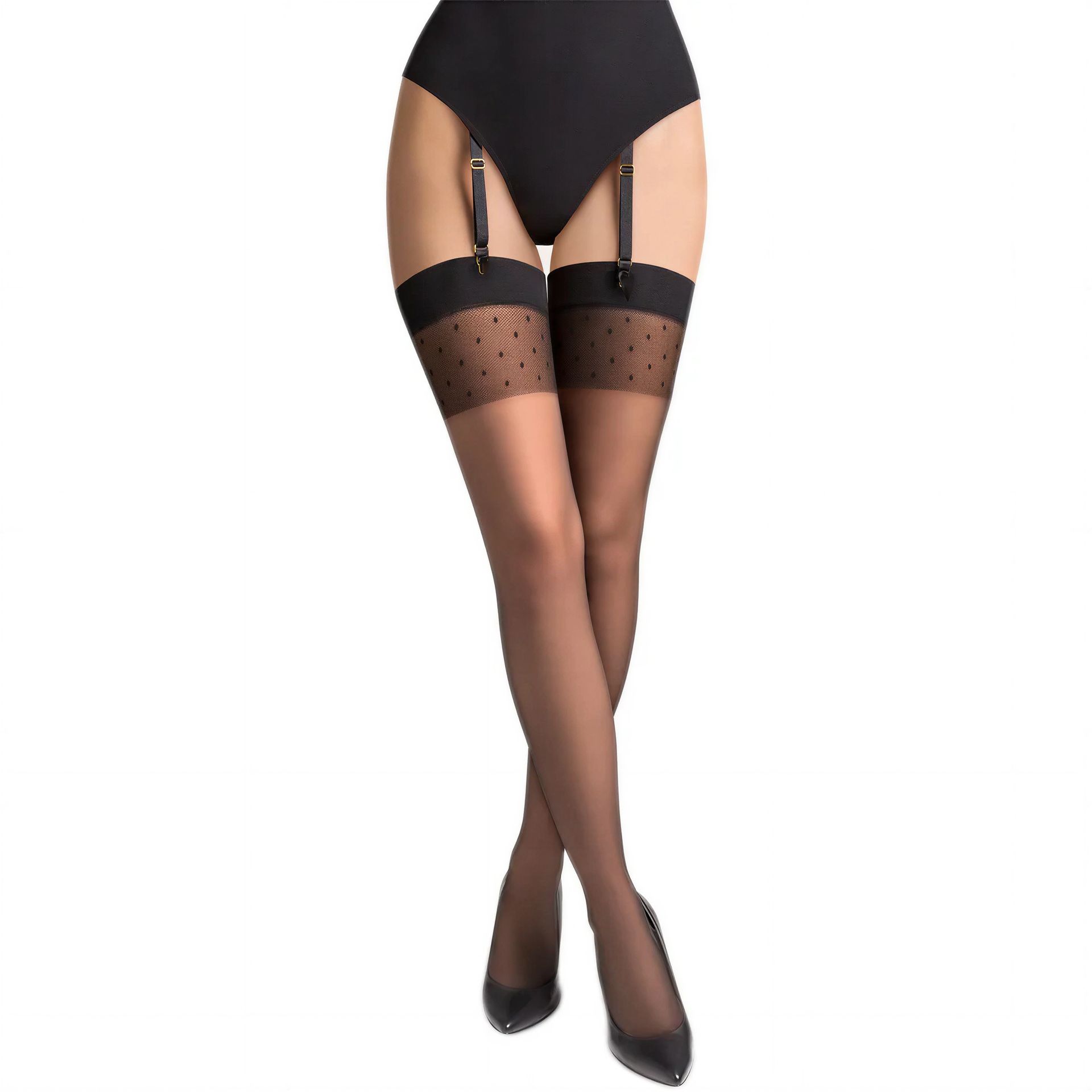 Gabriella Straps-Strümpfe – Vorderansicht