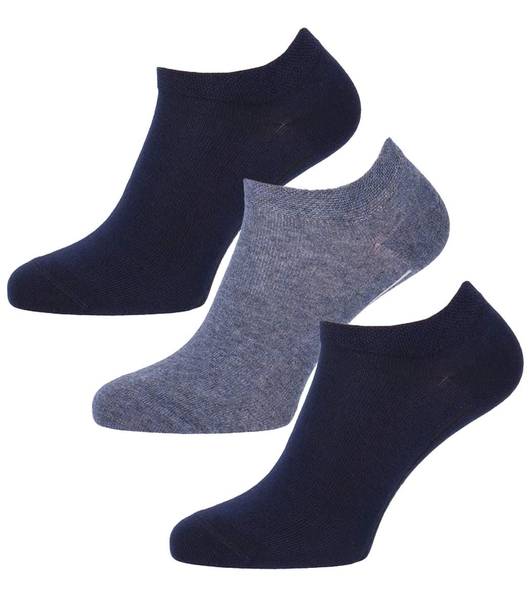 Unisex cotton sneaker sock DAILY LIFE 3-pack