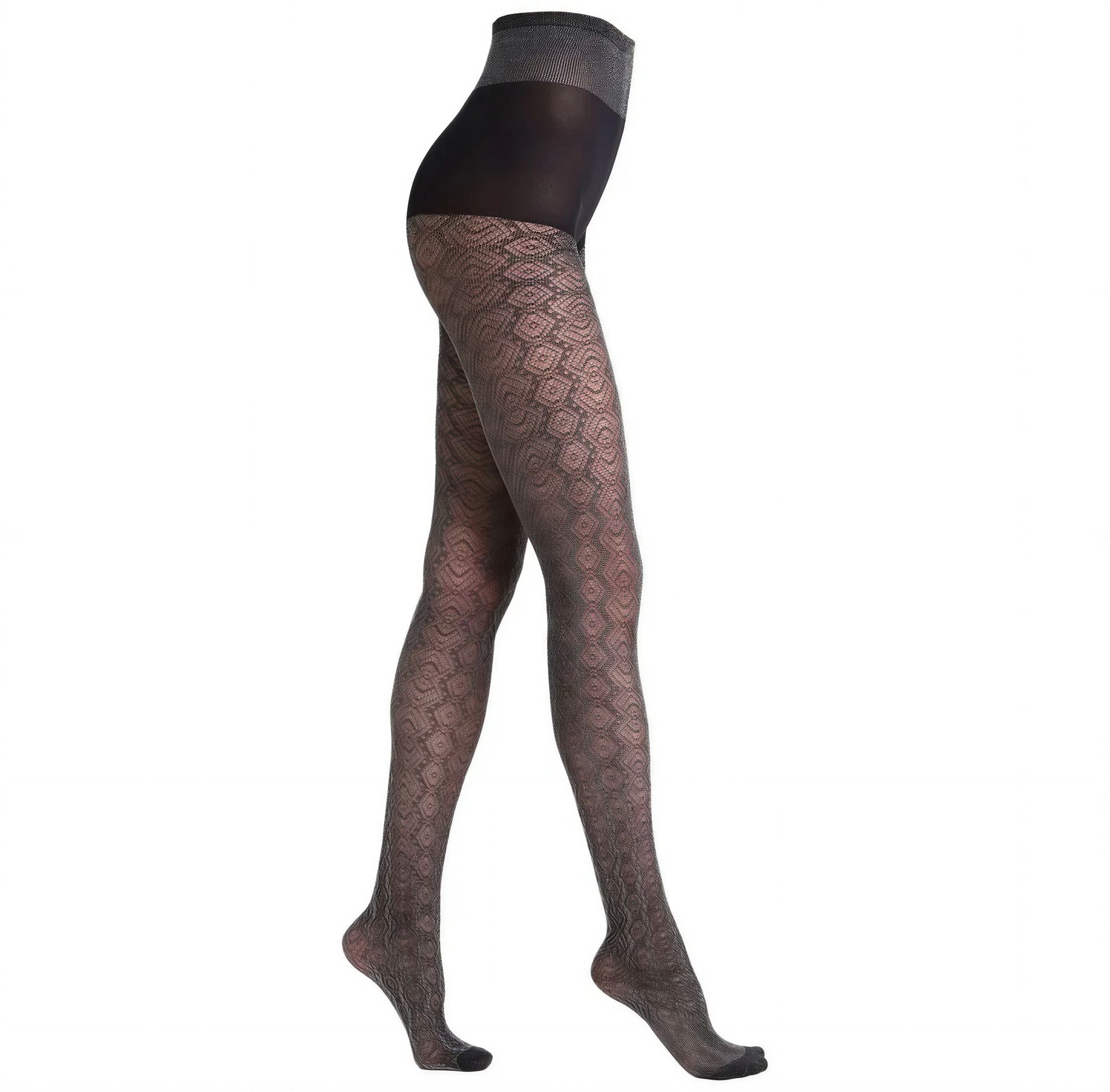 Oroblú Strumpfhose SHINING schwarz – Vorderansicht