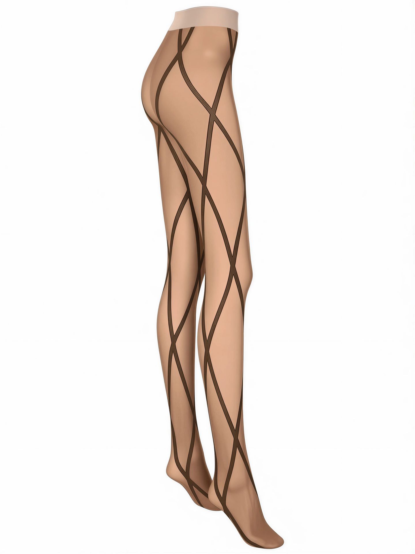 Wolford Diamond Strumpfhose fairlylight – Rechte Seite