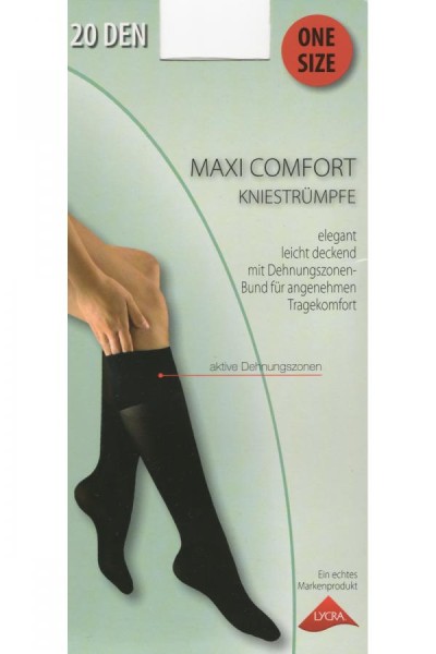 Maxi Comfort Kniestrümpfe - 2 Paar